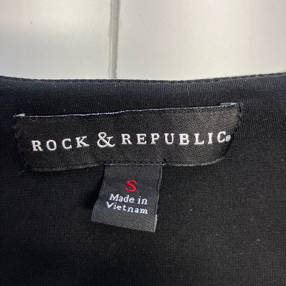 Rock & Republic Women’s Contour Dress, Small, Metallic Embellishments, Black - Picture 5 of 5